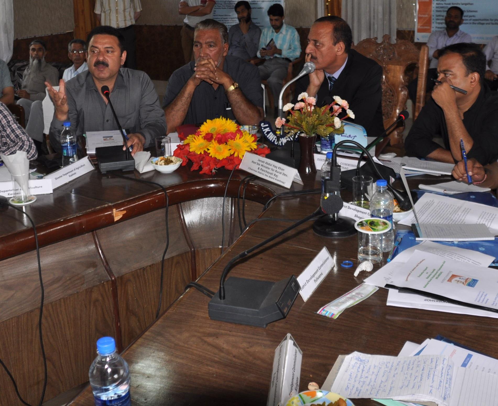 Workshop on MGNREGA convergence